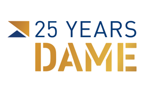 logo dame 25 years